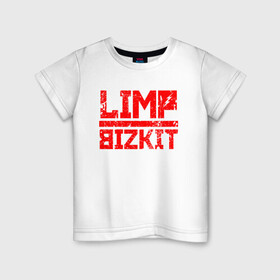 Детская футболка хлопок с принтом LIMP BIZKIT , 100% хлопок | круглый вырез горловины, полуприлегающий силуэт, длина до линии бедер | dj lethal | limp bizkit | rock | джон отто | лимп бизкит | майк смит | музыка | роб уотерс | рок | сэм риверс | терри бальзамо | уэс борланд | фред дёрст