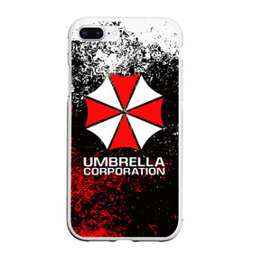 Чехол для iPhone 7Plus/8 Plus матовый с принтом UMBRELLA CORP , Силикон | Область печати: задняя сторона чехла, без боковых панелей | ada wong | biohazard | leon | nemesis | project resistance | raccoon city | re2 | resident evil 2 | rpd | stars | umbrella | ада вонг | амбрелла | немесис | ужасы