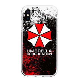 Чехол для iPhone XS Max матовый с принтом UMBRELLA CORP , Силикон | Область печати: задняя сторона чехла, без боковых панелей | ada wong | biohazard | leon | nemesis | project resistance | raccoon city | re2 | resident evil 2 | rpd | stars | umbrella | ада вонг | амбрелла | немесис | ужасы