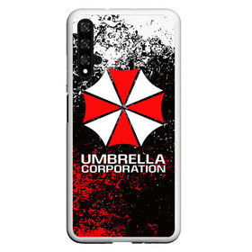 Чехол для Honor 20 с принтом UMBRELLA CORP , Силикон | Область печати: задняя сторона чехла, без боковых панелей | ada wong | biohazard | leon | nemesis | project resistance | raccoon city | re2 | resident evil 2 | rpd | stars | umbrella | ада вонг | амбрелла | немесис | ужасы