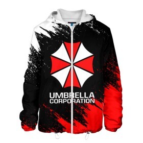 Мужская куртка 3D с принтом UMBRELLA CORP , ткань верха — 100% полиэстер, подклад — флис | прямой крой, подол и капюшон оформлены резинкой с фиксаторами, два кармана без застежек по бокам, один большой потайной карман на груди. Карман на груди застегивается на липучку | ada wong | biohazard | leon | nemesis | project resistance | raccoon city | re2 | resident evil 2 | rpd | stars | umbrella | ада вонг | амбрелла | немесис | ужасы