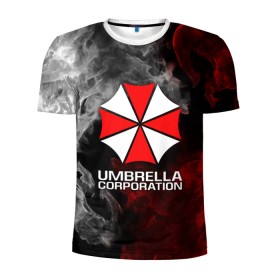 Мужская футболка 3D спортивная с принтом UMBRELLA CORP , 100% полиэстер с улучшенными характеристиками | приталенный силуэт, круглая горловина, широкие плечи, сужается к линии бедра | ada wong | biohazard | leon | nemesis | project resistance | raccoon city | re2 | resident evil 2 | rpd | stars | umbrella | ада вонг | амбрелла | немесис | ужасы