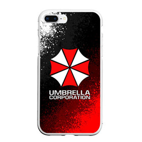 Чехол для iPhone 7Plus/8 Plus матовый с принтом UMBRELLA CORP , Силикон | Область печати: задняя сторона чехла, без боковых панелей | ada wong | biohazard | leon | nemesis | project resistance | raccoon city | re2 | resident evil 2 | rpd | stars | umbrella | ада вонг | амбрелла | немесис | ужасы