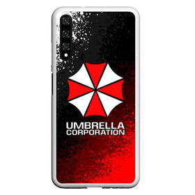 Чехол для Honor 20 с принтом UMBRELLA CORP , Силикон | Область печати: задняя сторона чехла, без боковых панелей | ada wong | biohazard | leon | nemesis | project resistance | raccoon city | re2 | resident evil 2 | rpd | stars | umbrella | ада вонг | амбрелла | немесис | ужасы