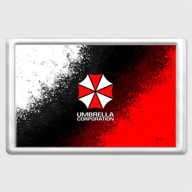 Магнит 45*70 с принтом UMBRELLA CORP , Пластик | Размер: 78*52 мм; Размер печати: 70*45 | ada wong | biohazard | leon | nemesis | project resistance | raccoon city | re2 | resident evil 2 | rpd | stars | umbrella | ада вонг | амбрелла | немесис | ужасы