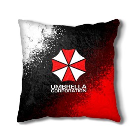 Подушка 3D с принтом UMBRELLA CORP , наволочка – 100% полиэстер, наполнитель – холлофайбер (легкий наполнитель, не вызывает аллергию). | состоит из подушки и наволочки. Наволочка на молнии, легко снимается для стирки | Тематика изображения на принте: ada wong | biohazard | leon | nemesis | project resistance | raccoon city | re2 | resident evil 2 | rpd | stars | umbrella | ада вонг | амбрелла | немесис | ужасы