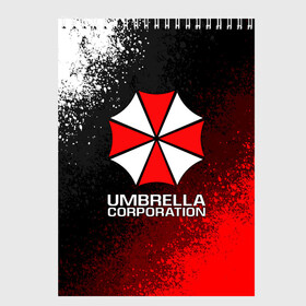 Скетчбук с принтом UMBRELLA CORP , 100% бумага
 | 48 листов, плотность листов — 100 г/м2, плотность картонной обложки — 250 г/м2. Листы скреплены сверху удобной пружинной спиралью | ada wong | biohazard | leon | nemesis | project resistance | raccoon city | re2 | resident evil 2 | rpd | stars | umbrella | ада вонг | амбрелла | немесис | ужасы