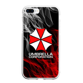 Чехол для iPhone 7Plus/8 Plus матовый с принтом UMBRELLA CORP , Силикон | Область печати: задняя сторона чехла, без боковых панелей | ada wong | biohazard | leon | nemesis | project resistance | raccoon city | re2 | resident evil 2 | rpd | stars | umbrella | ада вонг | амбрелла | немесис | ужасы