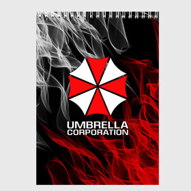 Скетчбук с принтом UMBRELLA CORP , 100% бумага
 | 48 листов, плотность листов — 100 г/м2, плотность картонной обложки — 250 г/м2. Листы скреплены сверху удобной пружинной спиралью | ada wong | biohazard | leon | nemesis | project resistance | raccoon city | re2 | resident evil 2 | rpd | stars | umbrella | ада вонг | амбрелла | немесис | ужасы