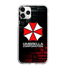 Чехол для iPhone 11 Pro Max матовый с принтом RESIDENT EVIL (UMBRELLA CORP) , Силикон |  | ada wong | biohazard | leon | nemesis | project resistance | raccoon city | re | re3 | resident evil | resident evil 3 | rpd | stars | umbrella | ада вонг | амбрелла | немезис | ужасы