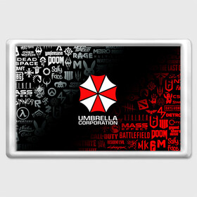 Магнит 45*70 с принтом RESIDENT EVIL (UMBRELLA CORP) , Пластик | Размер: 78*52 мм; Размер печати: 70*45 | ada wong | biohazard | leon | nemesis | project resistance | raccoon city | re | re3 | resident evil | resident evil 3 | rpd | stars | umbrella | ада вонг | амбрелла | немезис | ужасы