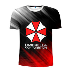 Мужская футболка 3D спортивная с принтом UMBRELLA CORP , 100% полиэстер с улучшенными характеристиками | приталенный силуэт, круглая горловина, широкие плечи, сужается к линии бедра | ada wong | biohazard | leon | nemesis | project resistance | raccoon city | re2 | resident evil 2 | rpd | stars | umbrella | ада вонг | амбрелла | немесис | ужасы