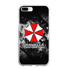 Чехол для iPhone 7Plus/8 Plus матовый с принтом UMBRELLA CORP , Силикон | Область печати: задняя сторона чехла, без боковых панелей | ada wong | biohazard | leon | nemesis | project resistance | raccoon city | re2 | resident evil 2 | rpd | stars | umbrella | ада вонг | амбрелла | немесис | ужасы