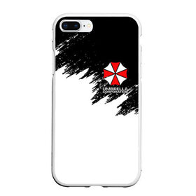 Чехол для iPhone 7Plus/8 Plus матовый с принтом UMBRELLA CORP , Силикон | Область печати: задняя сторона чехла, без боковых панелей | ada wong | biohazard | leon | nemesis | project resistance | raccoon city | re2 | resident evil 2 | rpd | stars | umbrella | ада вонг | амбрелла | немесис | ужасы