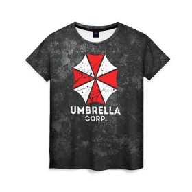 Женская футболка 3D с принтом UMBRELLA CORP , 100% полиэфир ( синтетическое хлопкоподобное полотно) | прямой крой, круглый вырез горловины, длина до линии бедер | ada wong | biohazard | leon | nemesis | project resistance | raccoon city | re2 | resident evil 2 | rpd | stars | umbrella | ада вонг | амбрелла | немесис | ужасы