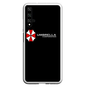 Чехол для Honor 20 с принтом Umbrella Corporation , Силикон | Область печати: задняя сторона чехла, без боковых панелей | апокалипсис | зла | зомби | обитель | твирус