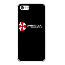 Чехол для iPhone 5/5S матовый с принтом Umbrella Corporation , Силикон | Область печати: задняя сторона чехла, без боковых панелей | апокалипсис | зла | зомби | обитель | твирус