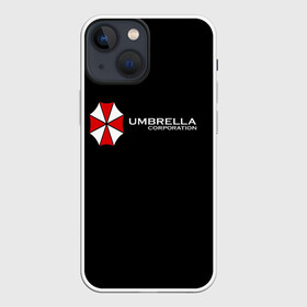 Чехол для iPhone 13 mini с принтом Umbrella Corporation ,  |  | апокалипсис | зла | зомби | обитель | твирус