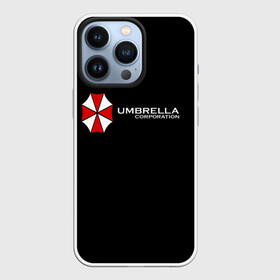 Чехол для iPhone 13 Pro с принтом Umbrella Corporation ,  |  | Тематика изображения на принте: апокалипсис | зла | зомби | обитель | твирус