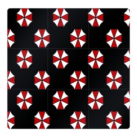 Магнитный плакат 3Х3 с принтом Umbrella Corporation , Полимерный материал с магнитным слоем | 9 деталей размером 9*9 см | апокалипсис | зла | зомби | обитель | твирус