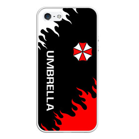 Чехол для iPhone 5/5S матовый с принтом UMBRELLA CORP , Силикон | Область печати: задняя сторона чехла, без боковых панелей | ada wong | biohazard | leon | nemesis | project resistance | raccoon city | re2 | resident evil 2 | rpd | stars | umbrella | ада вонг | амбрелла | немесис | ужасы