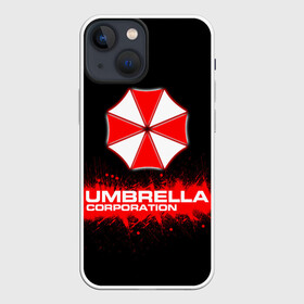 Чехол для iPhone 13 mini с принтом Umbrella Corporation ,  |  | corporation | umbrella | umbrella corporation | амбрела | амбрелла корпорейшн | военная корпорация | корпорация | фармацевтическая корпорация