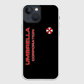 Чехол для iPhone 13 mini с принтом Umbrella Corporation ,  |  | corporation | umbrella | umbrella corporation | амбрела | амбрелла корпорейшн | военная корпорация | корпорация | фармацевтическая корпорация