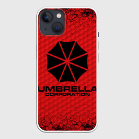 Чехол для iPhone 13 с принтом Umbrella Corporation ,  |  | corporation | umbrella | umbrella corporation | амбрела | амбрелла корпорейшн | военная корпорация | корпорация | фармацевтическая корпорация