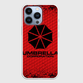 Чехол для iPhone 13 Pro с принтом Umbrella Corporation ,  |  | Тематика изображения на принте: corporation | umbrella | umbrella corporation | амбрела | амбрелла корпорейшн | военная корпорация | корпорация | фармацевтическая корпорация