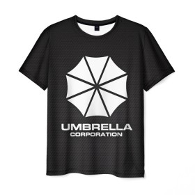 Мужская футболка 3D с принтом Umbrella Corporation , 100% полиэфир | прямой крой, круглый вырез горловины, длина до линии бедер | Тематика изображения на принте: corporation | umbrella | umbrella corporation | амбрела | амбрелла корпорейшн | военная корпорация | корпорация | фармацевтическая корпорация
