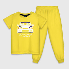 Детская пижама хлопок с принтом Honda Civic EK, Osaka Kanjo , 100% хлопок |  брюки и футболка прямого кроя, без карманов, на брюках мягкая резинка на поясе и по низу штанин
 | civic | civic ek | ek | honda | honda civic | honda civic ek | kanjo | osaka | osaka kanjo
