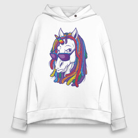 Женское худи Oversize хлопок с принтом Rasta Unicorn , френч-терри — 70% хлопок, 30% полиэстер. Мягкий теплый начес внутри —100% хлопок | боковые карманы, эластичные манжеты и нижняя кромка, капюшон на магнитной кнопке | bob | bobmarley | dreadlocks | horse | rasta | unicorn | боб марли | дредлок | дредлоки | дреды | единорог | лошадь | раста | растаман | цвет