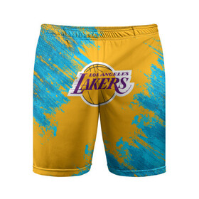 Мужские шорты спортивные с принтом Kobe Bryant ,  |  | angeles | bryant | kobe | lakers | los | nba | баскетбольный | клуб