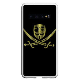 Чехол для Samsung Galaxy S10 с принтом Анонимус Пират , Силикон | Область печати: задняя сторона чехла, без боковых панелей | anonymous | v   значит вендетта | анонимус | анонимусы | вендетта | гай фокс | гая фокса | женскую | купить | маска | маска v | мужскую | пират | пирата | с анонимусом | с маской | с пиратом | хакер | хактивизм