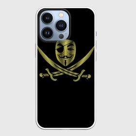 Чехол для iPhone 13 Pro с принтом Анонимус Пират ,  |  | anonymous | v   значит вендетта | анонимус | анонимусы | вендетта | гай фокс | гая фокса | женскую | купить | маска | маска v | мужскую | пират | пирата | с анонимусом | с маской | с пиратом | хакер | хактивизм