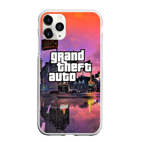 Чехол для iPhone 11 Pro матовый с принтом Grand Theft Auto V , Силикон |  | grand theft auto 2 | grand theft auto 3 | grand theft auto v | grand theft auto: san andreas | grand theft auto: vice city | gta 1 | gta 2 | gta 3 | gta 4 | gta 5 | gta online | gta v | город | игры