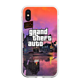 Чехол для iPhone XS Max матовый с принтом Grand Theft Auto V , Силикон | Область печати: задняя сторона чехла, без боковых панелей | grand theft auto 2 | grand theft auto 3 | grand theft auto v | grand theft auto: san andreas | grand theft auto: vice city | gta 1 | gta 2 | gta 3 | gta 4 | gta 5 | gta online | gta v | город | игры