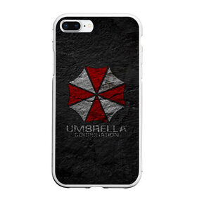 Чехол для iPhone 7Plus/8 Plus матовый с принтом UMBRELLA CORP , Силикон | Область печати: задняя сторона чехла, без боковых панелей | ada wong | biohazard | leon | nemesis | project resistance | raccoon city | re2 | resident evil 2 | rpd | stars | umbrella | ада вонг | амбрелла | немесис | ужасы