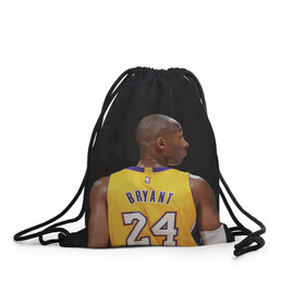 Рюкзак-мешок 3D с принтом Kobe Bryant , 100% полиэстер | плотность ткани — 200 г/м2, размер — 35 х 45 см; лямки — толстые шнурки, застежка на шнуровке, без карманов и подкладки | angeles | basketball | bean | black mamba | bryant | kobe | lakers | los | nba | sport | usa | баскетбол | бин | брайант | коби | лейкерс | лос анджелес | нба | сша | черная мамба