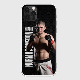 Чехол для iPhone 12 Pro Max с принтом Хабиб Нурмагомедов , Силикон |  | habib | khabib | khabib nurmagomedov | mma | nurmagomedov | the eagle | ufc | боец | бои без правил | борьба | микс файт | мма | нурмагомедов | орёл | самбо | хабиб | хабиб нурмагомедов