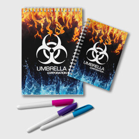 Блокнот с принтом UMBRELLA CORPORATION , 100% бумага | 48 листов, плотность листов — 60 г/м2, плотность картонной обложки — 250 г/м2. Листы скреплены удобной пружинной спиралью. Цвет линий — светло-серый
 | biohazard | biohazard 7 | crocodile | fang | game | hand | monster | new umbrella | resident evil | resident evil 7 | umbrella | umbrella corp | umbrella corporation | zombie | обитель