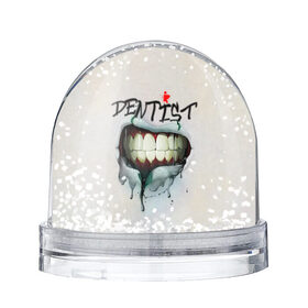 Снежный шар с принтом Dentist , Пластик | Изображение внутри шара печатается на глянцевой фотобумаге с двух сторон | blood | dentist | teeth | губы | день стоматолога | зубной | зубы | кровь | подарок | стоматолог