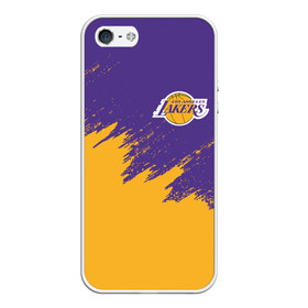 Чехол для iPhone 5/5S матовый с принтом LA LAKERS , Силикон | Область печати: задняя сторона чехла, без боковых панелей | america | basketball | kobe bryant | la | la lakers | lakers | los angeles lakers | nba | usa | баскетбол | кобе брайант | лос анджелес лейкерс | нба | сша