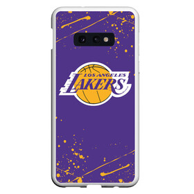 Чехол для Samsung S10E с принтом LA LAKERS , Силикон | Область печати: задняя сторона чехла, без боковых панелей | america | basketball | kobe bryant | la | la lakers | lakers | los angeles lakers | nba | usa | баскетбол | кобе брайант | лос анджелес лейкерс | нба | сша