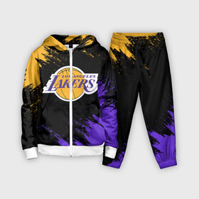 Детский костюм 3D с принтом LA LAKERS ,  |  | america | basketball | kobe bryant | la | la lakers | lakers | los angeles lakers | nba | usa | баскетбол | кобе брайант | лос анджелес лейкерс | нба | сша