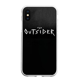 Чехол для iPhone XS Max матовый с принтом The Outsider , Силикон | Область печати: задняя сторона чехла, без боковых панелей | king | outsider | stephen | stephen king | кинг | книга | роман | сериал | стивен | стивен кинг | чужак