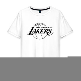 Мужская футболка хлопок Oversize с принтом LA LAKERS , 100% хлопок | свободный крой, круглый ворот, “спинка” длиннее передней части | Тематика изображения на принте: america | basketball | kobe bryant | la | la lakers | lakers | los angeles lakers | nba | usa | баскетбол | кобе брайант | лос анджелес лейкерс | нба | сша