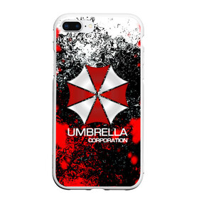 Чехол для iPhone 7Plus/8 Plus матовый с принтом UMBRELLA CORP , Силикон | Область печати: задняя сторона чехла, без боковых панелей | biohazard | biohazard 7 | crocodile | fang | game | hand | monster | new umbrella | resident evil | resident evil 7 | umbrella | umbrella corp | umbrella corporation | zombie | обитель