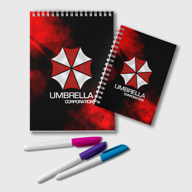 Блокнот с принтом UMBRELLA CORP , 100% бумага | 48 листов, плотность листов — 60 г/м2, плотность картонной обложки — 250 г/м2. Листы скреплены удобной пружинной спиралью. Цвет линий — светло-серый
 | biohazard | biohazard 7 | crocodile | fang | game | hand | monster | new umbrella | resident evil | resident evil 7 | umbrella | umbrella corp | umbrella corporation | zombie | обитель