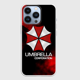 Чехол для iPhone 13 Pro с принтом UMBRELLA CORP ,  |  | Тематика изображения на принте: biohazard | biohazard 7 | crocodile | fang | game | hand | monster | new umbrella | resident evil | resident evil 7 | umbrella | umbrella corp | umbrella corporation | zombie | обитель